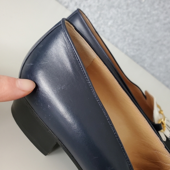 Celine Black and White Loafers - Picture 8 of 16